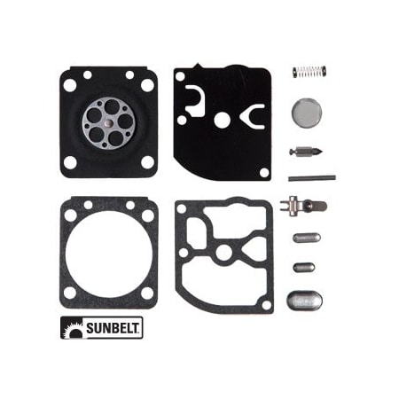 Sunbelt Rebuild Kit, Carburetor 3" x3" x1" A-B1ZMRB84A